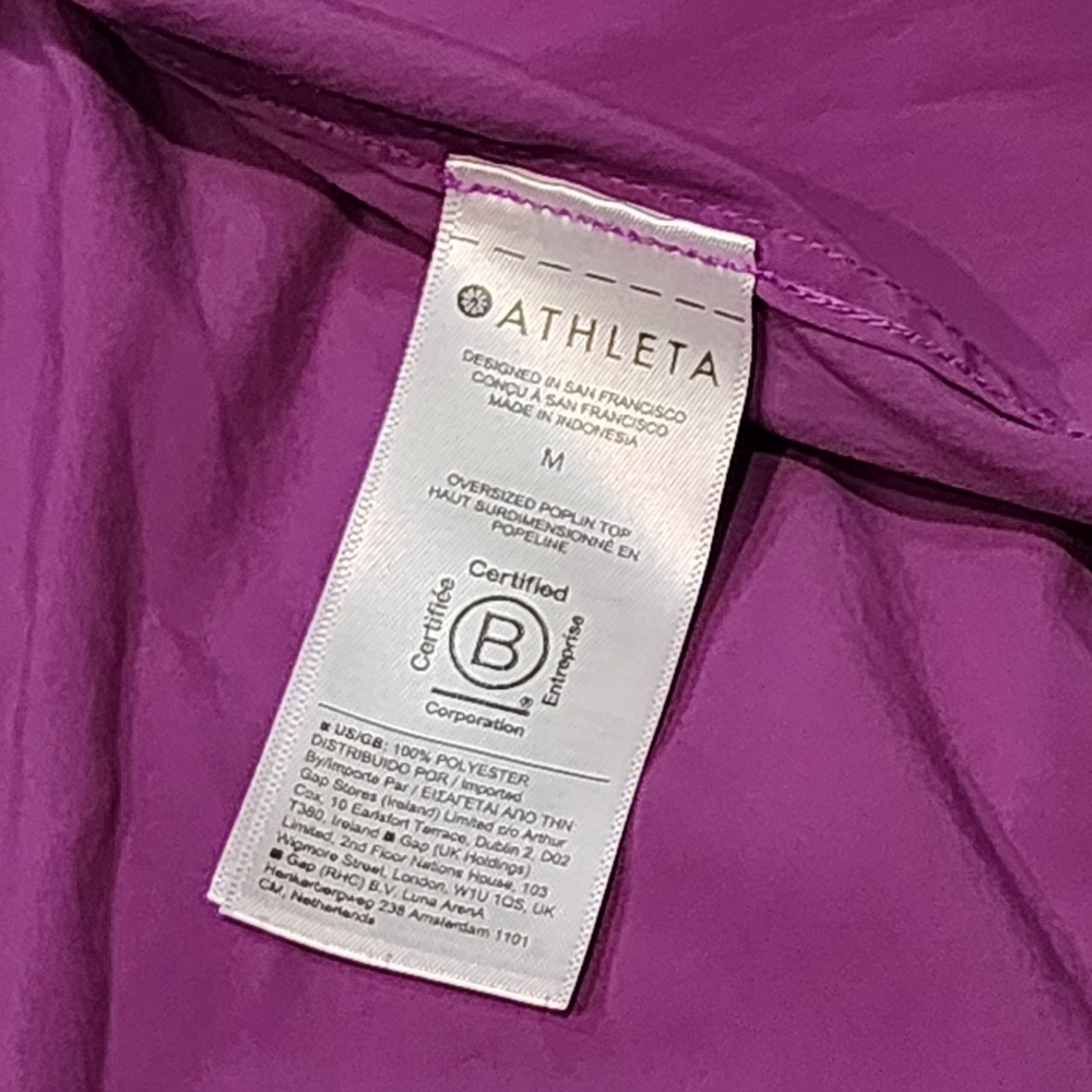 Athleta Oversized Poplin Shirt - Picture 7 of 7